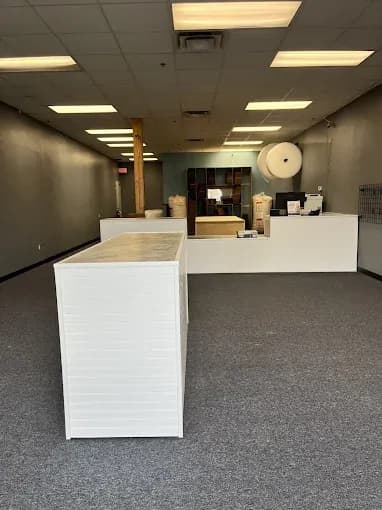 The Ship Minnesota space during build-out, counters installed before opening