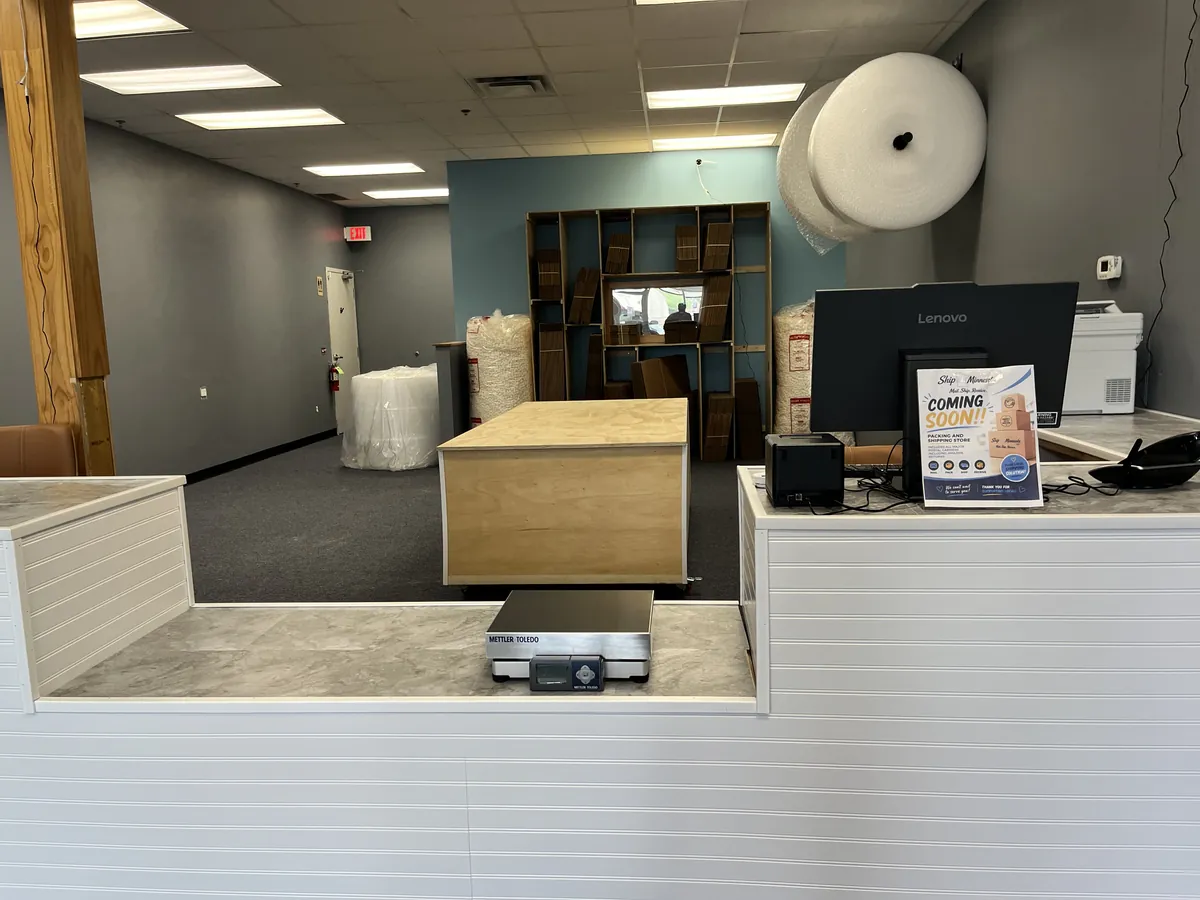 Inside the Ship Minnesota store, front counter